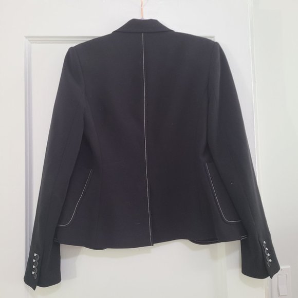 Theory Black Blazer with detail - Picture 4 of 5